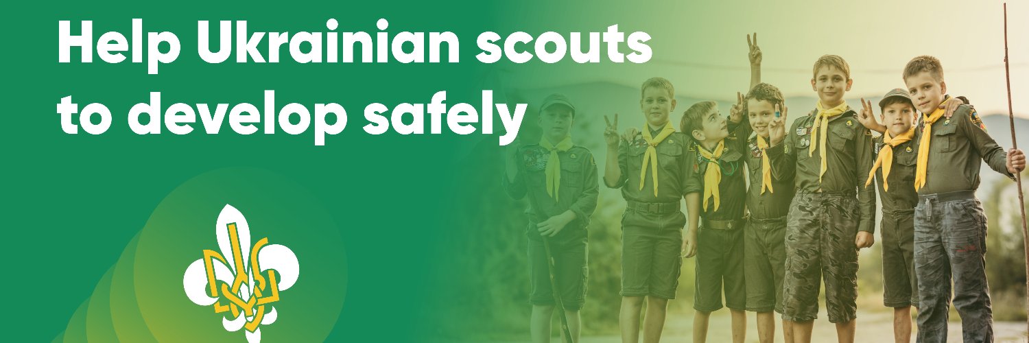 Plast - Ukrainian Scouting banner