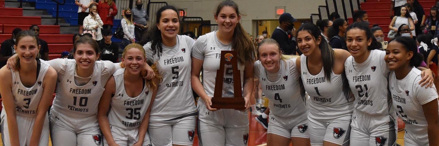 Freedom Girls Basketball banner