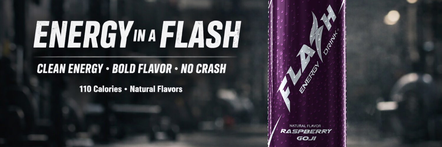FLASH ENERGY DRINK® banner