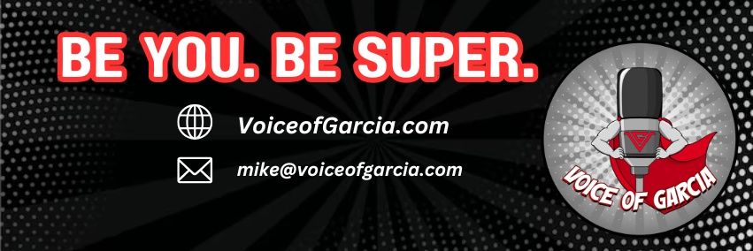 Mike Garcia 🎙 Voice Actor 🦸‍♂️ banner