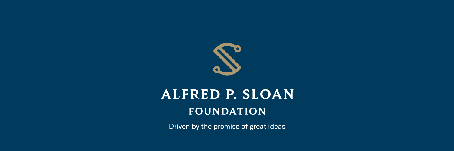 Sloan Foundation's banner