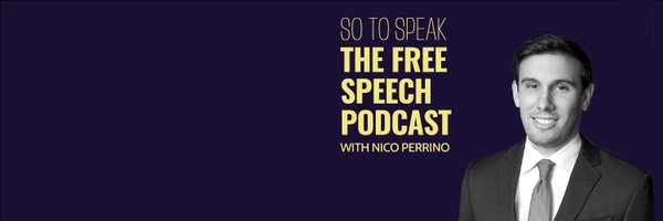 So to Speak: The Free Speech Podcast Profile Banner