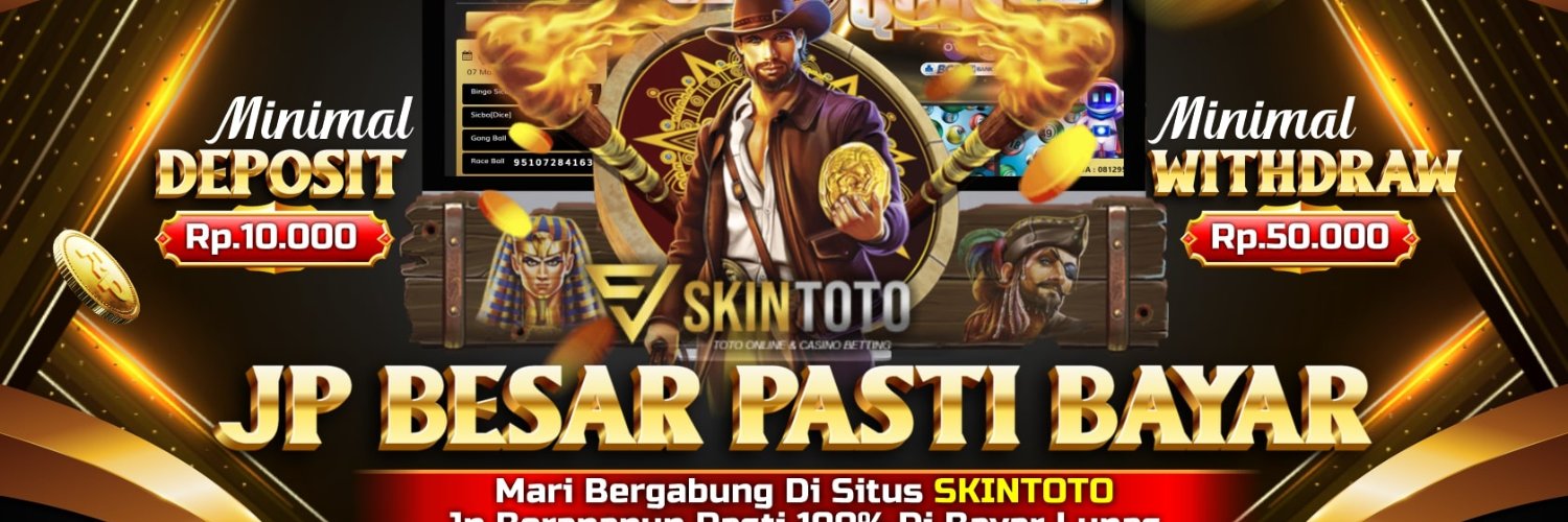 Twitter banner for @skintotoo