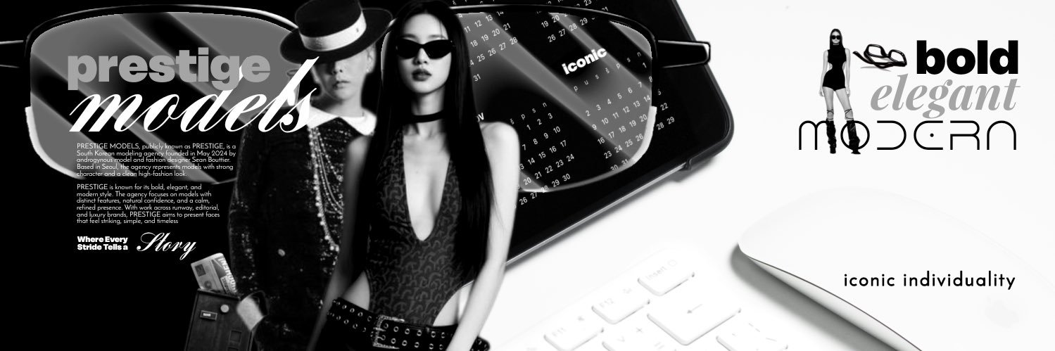 PRESTIGE MODELS. banner