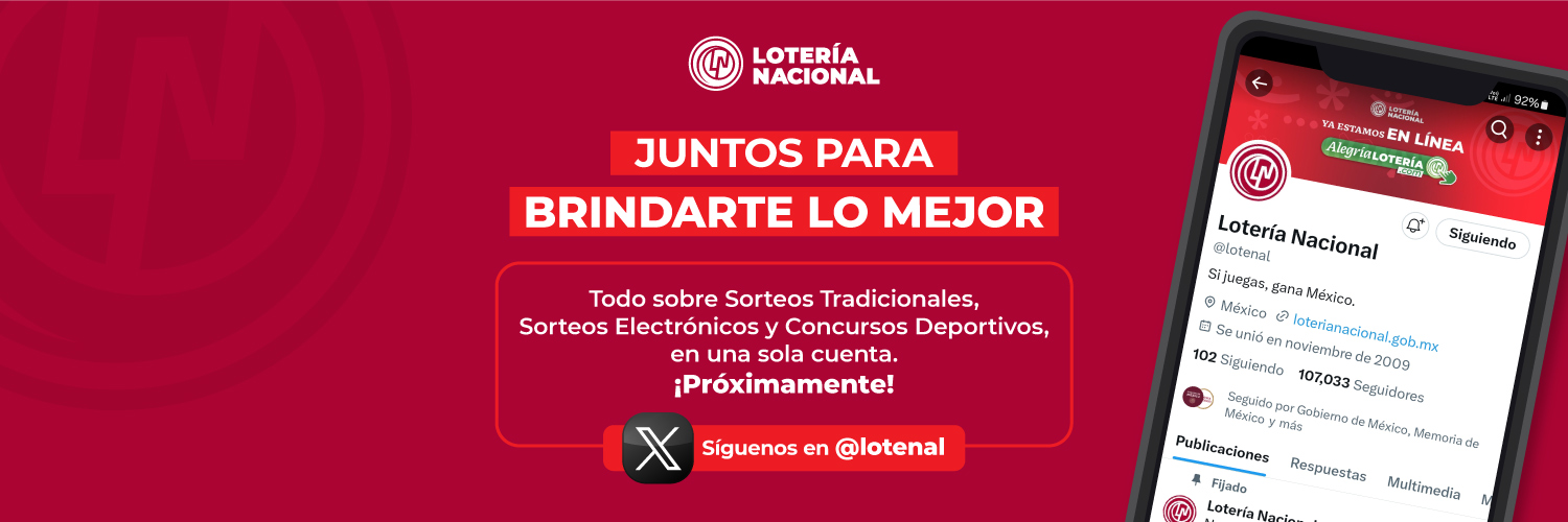 Lotería Nacional · Sorteos Electrónicos Profile Banner