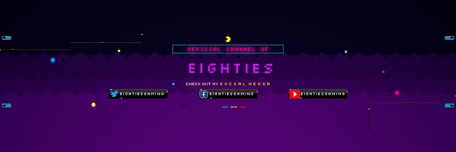 Eighties banner