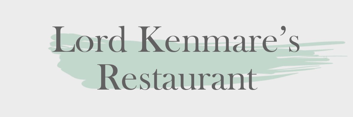 Lord Kenmare's Restaurant, Killarney banner