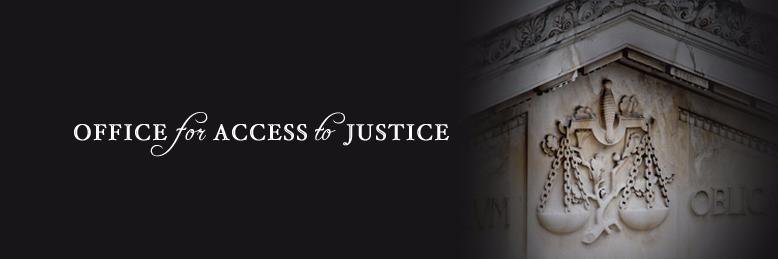 DOJ AccesstoJustice banner