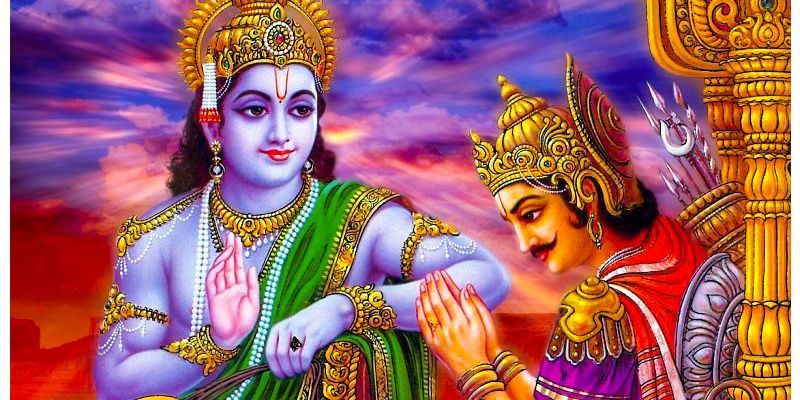 Shri Krishna & Bhagavad Gita~गीता banner