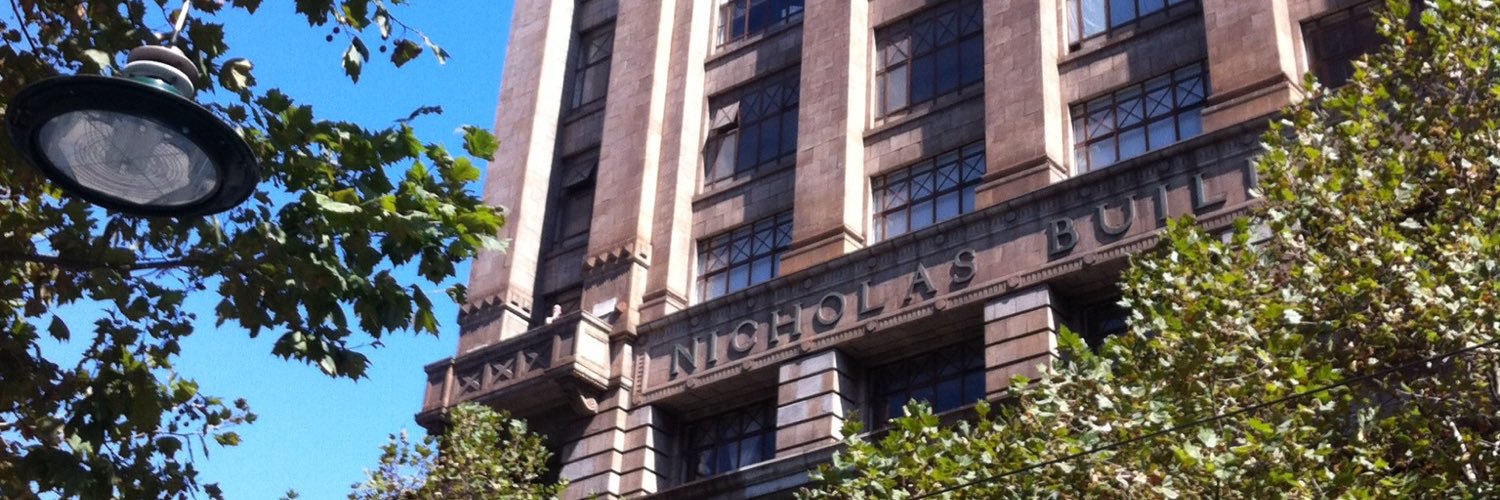 Nicholas Building banner