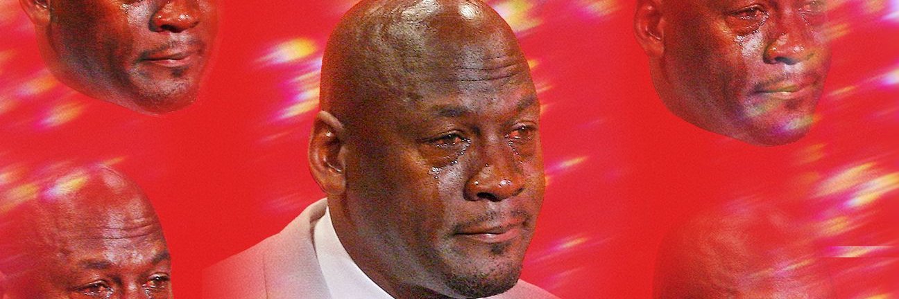 Crying Jordan banner