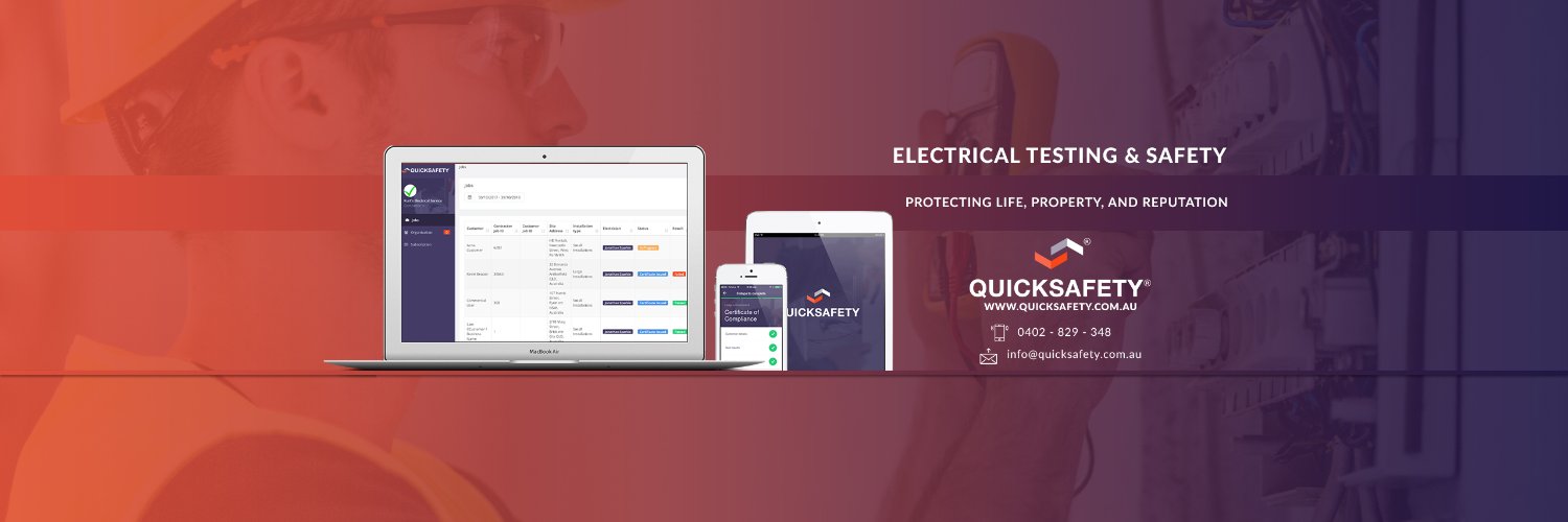 Quick Safety Pty Ltd banner