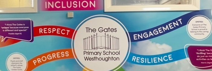 The Gates Primary School's banner