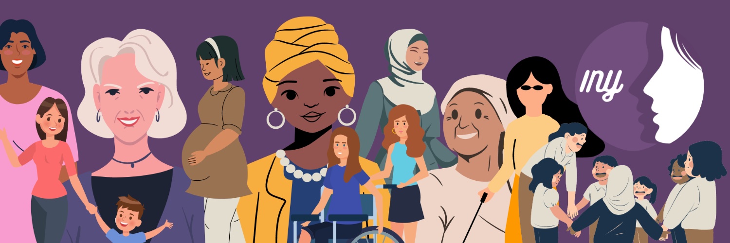 INY- Monipuolista tukea naisten kotoutumiseen banner