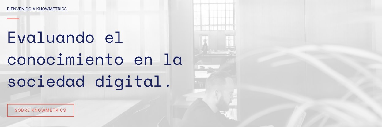 Knowmetrics banner