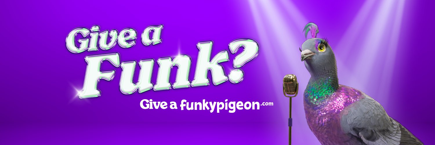 Funky Pigeon banner