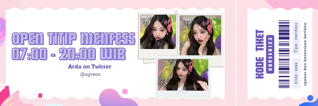 Arda ~ JASA titip menfess (fast resp link di bio) banner