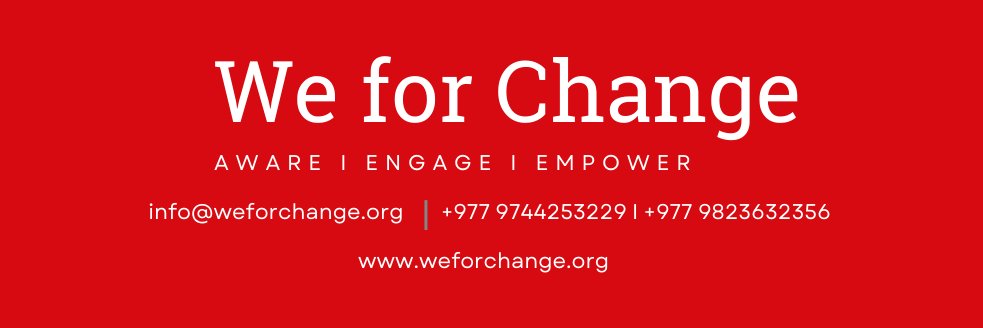 We for Change banner