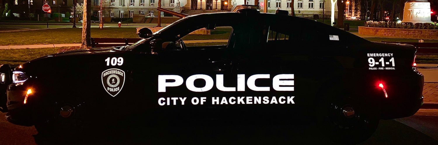Hackensack Police NJ banner