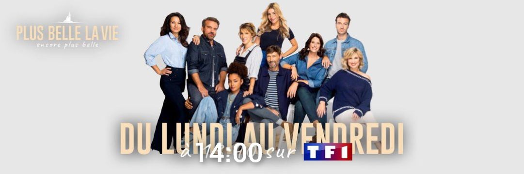 Les Comédiens de plus belle la vie banner