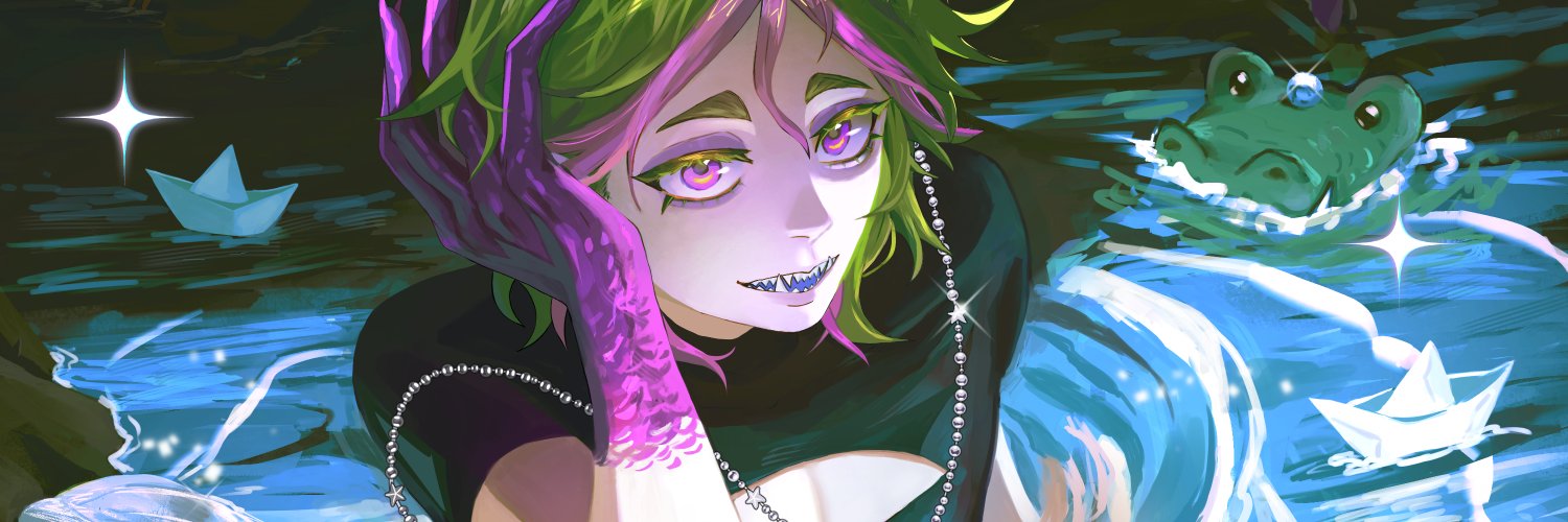 ✨Kabi GG ʕ ·`ᴥ ·´ ʔ crocro vtuber ⚰️🐊🌊✨'s banner