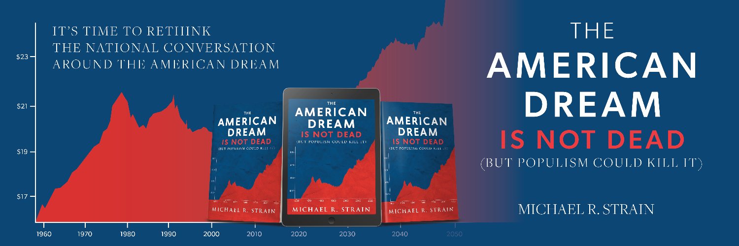 Michael R. Strain banner