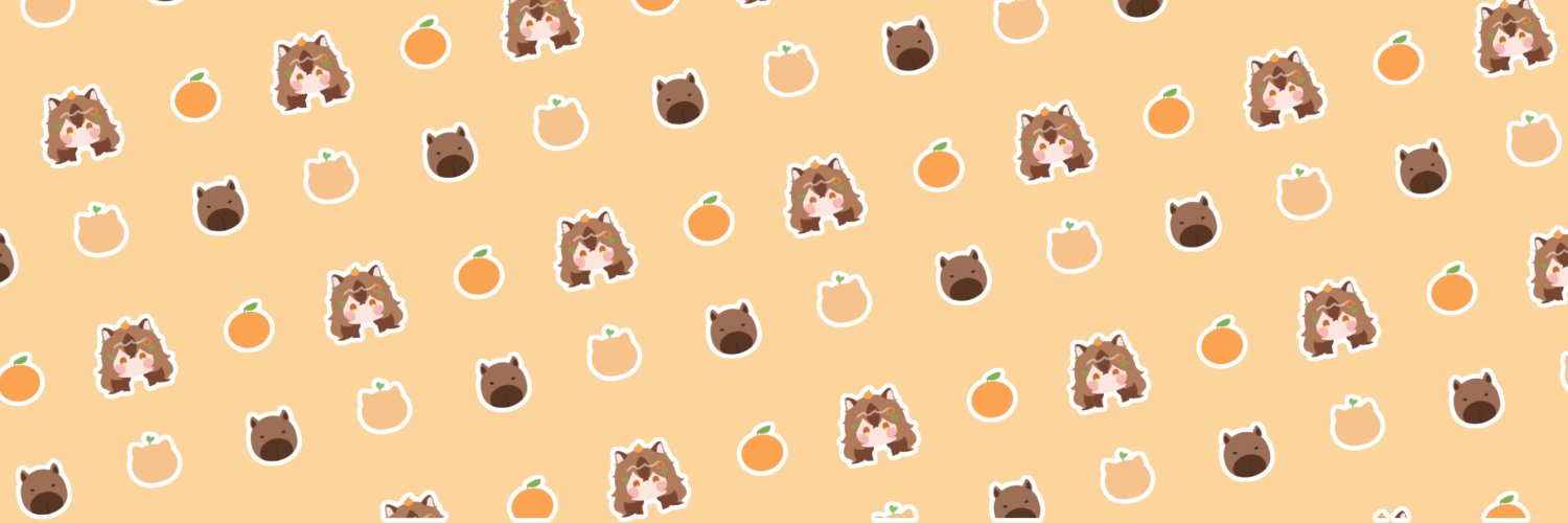 Mikan ♨️🍊 Capybara Vtuber banner