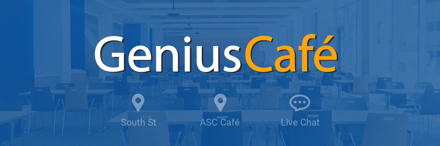 Genius Café banner
