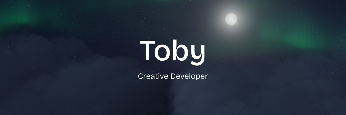 Toby's banner