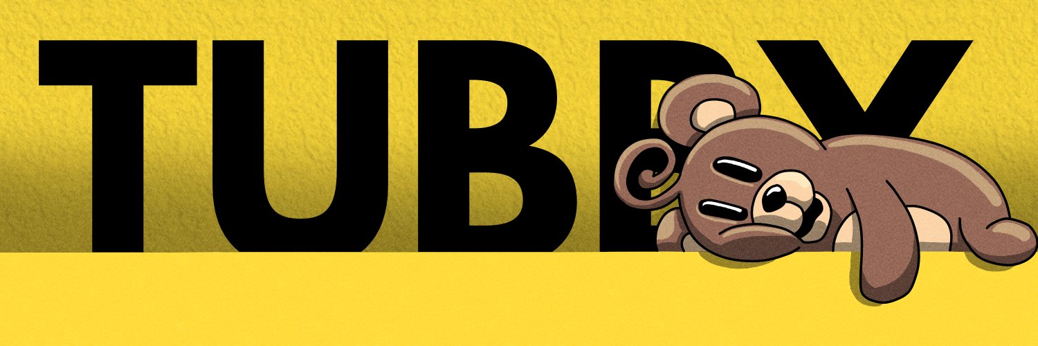Twitter banner for @tubby