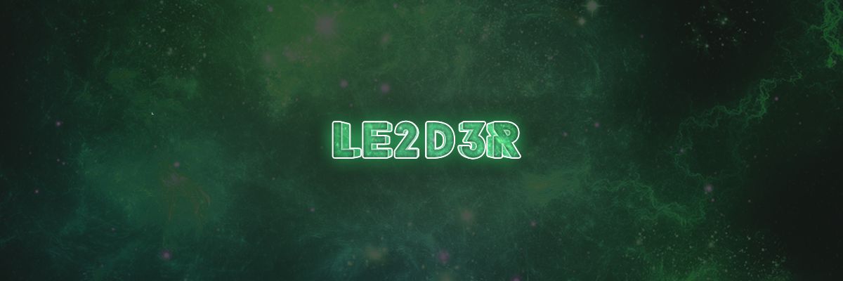 LE2D3R's profile banner image