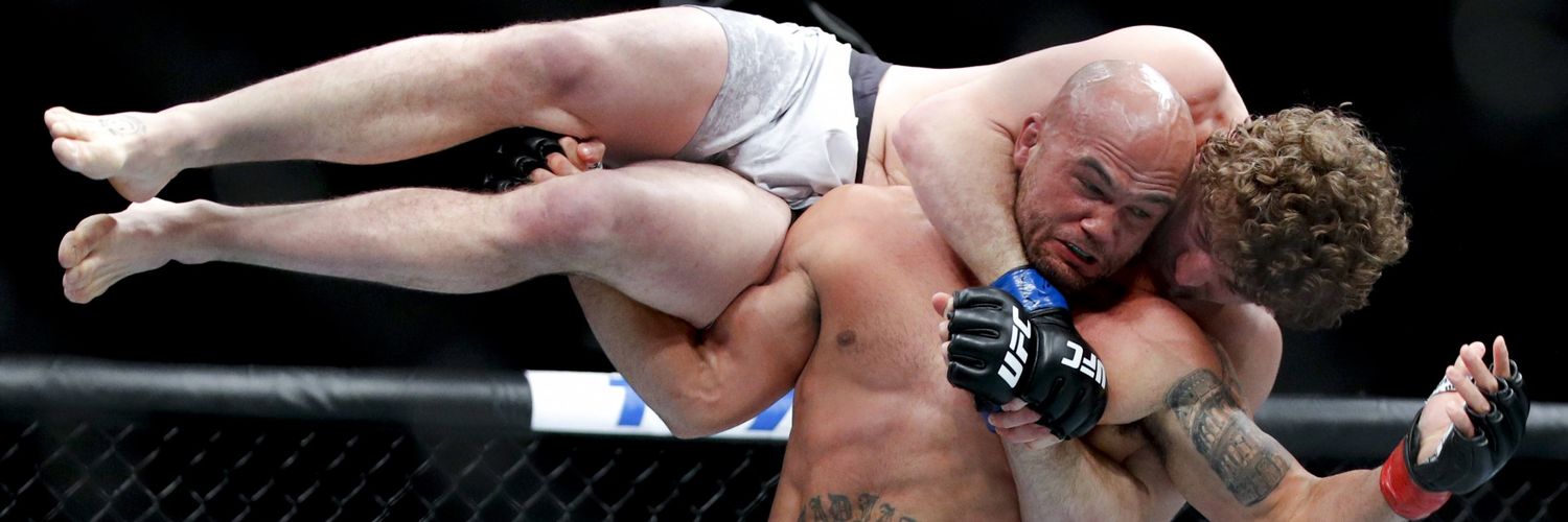 illegal elbow MMA banner