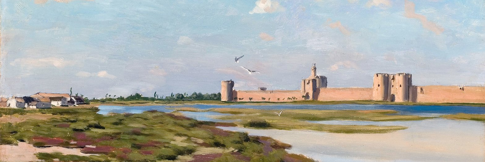 Frédéric Bazille's banner