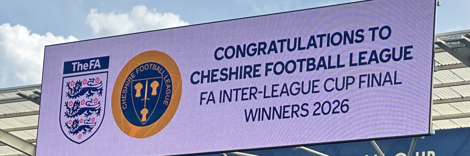 Cheshire Football League ⚽️ banner
