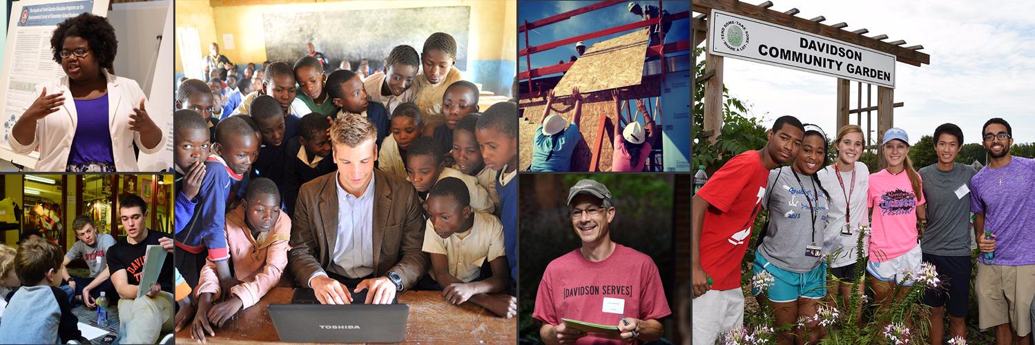 Davidson Serves banner