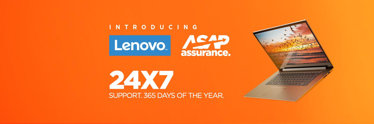 Lenovo India Support banner