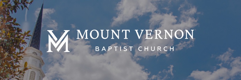 Mount Vernon Baptist Church banner