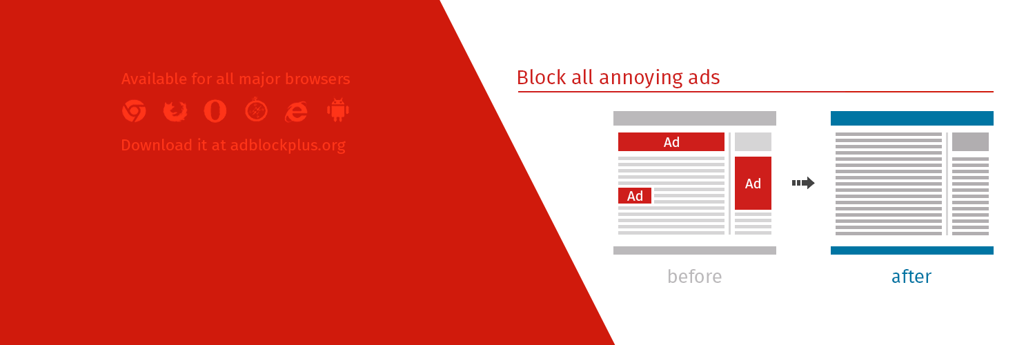 Adblock Plus banner
