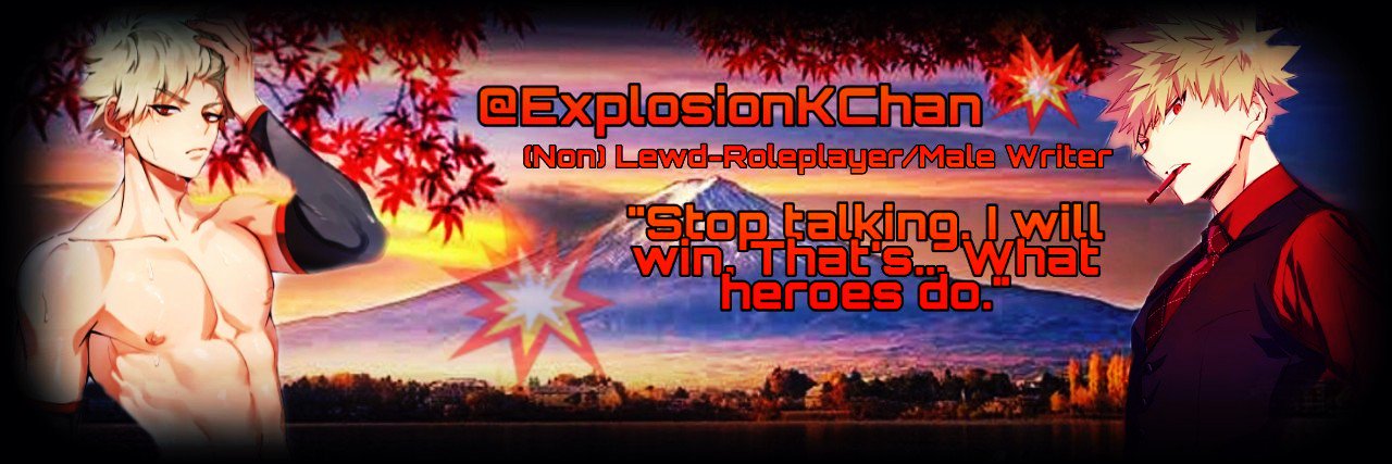 💥》Katsuki Bakugo《💥 banner