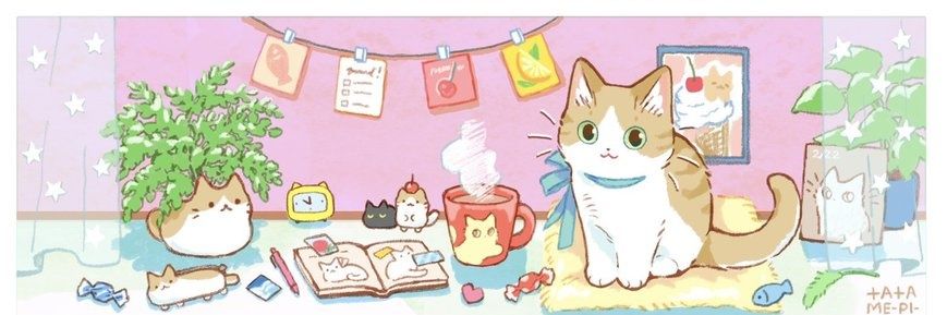 popneko's profile banner image