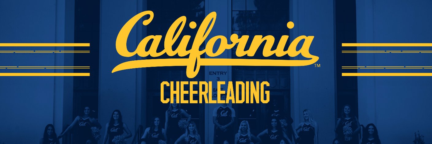 Cal Cheerleading banner