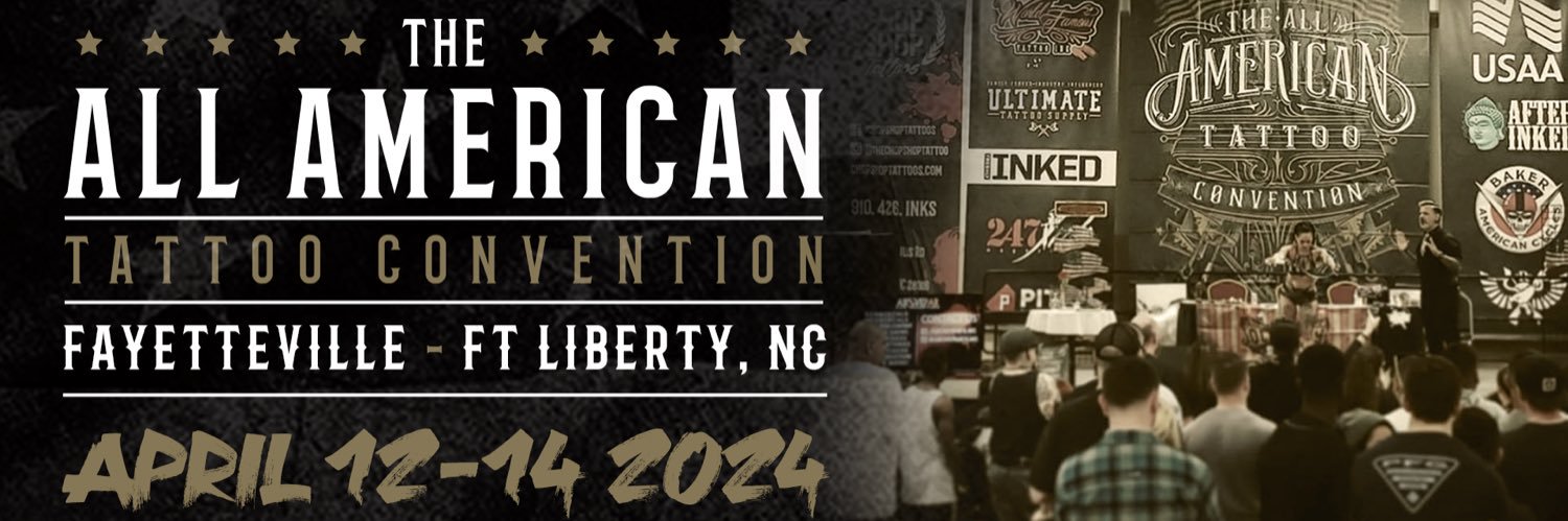 All American Tattoo Convention banner