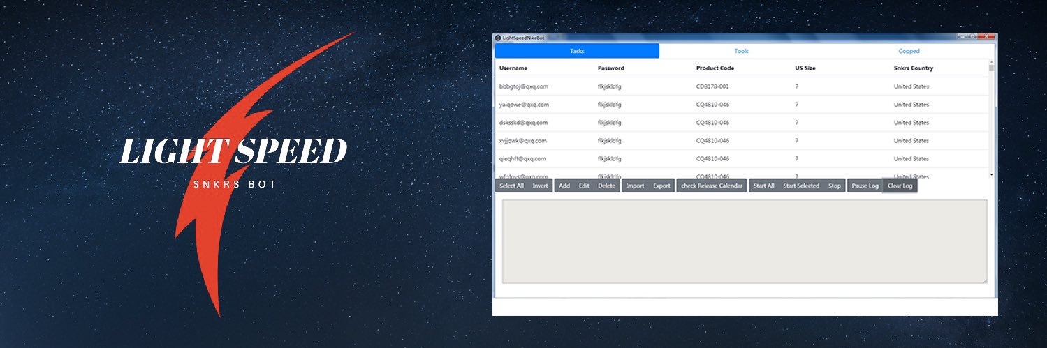 Light Speed Bot banner