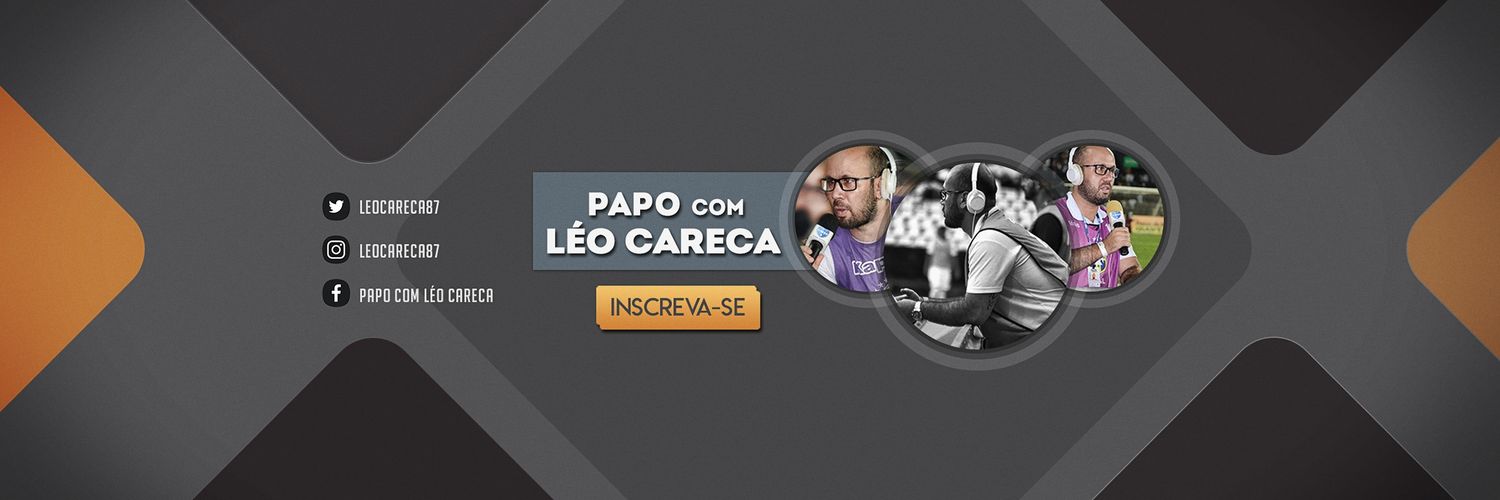 Canal no YouTube Papo com Léo Careca banner