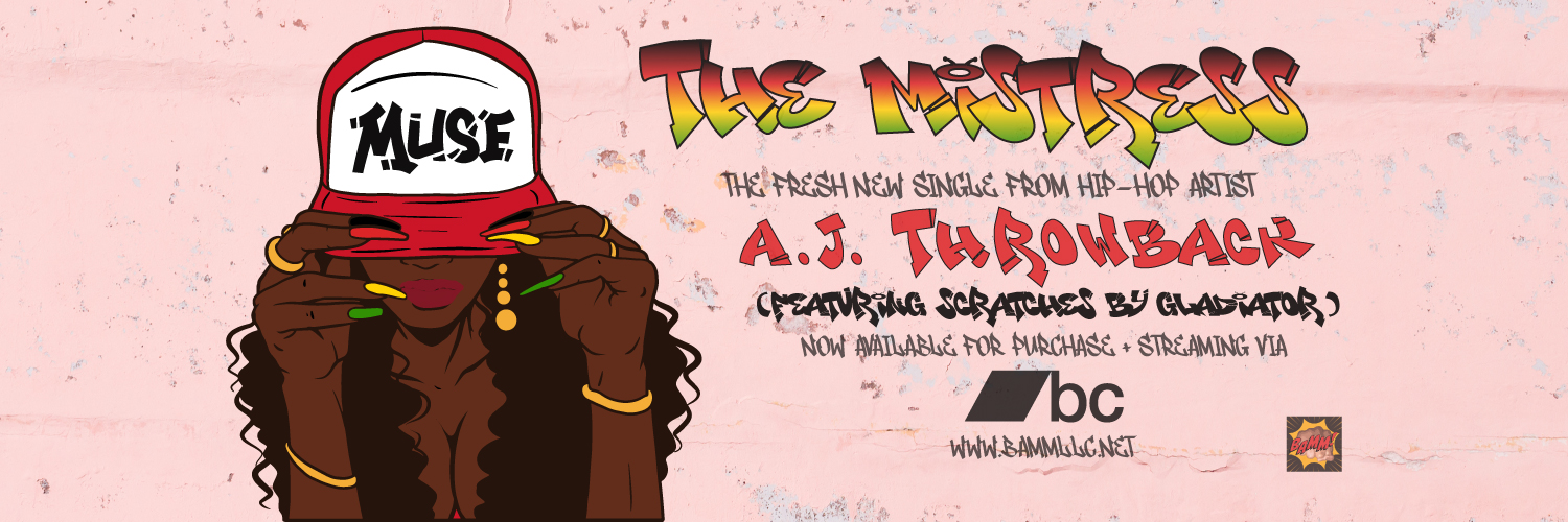 A.J. Throwback banner