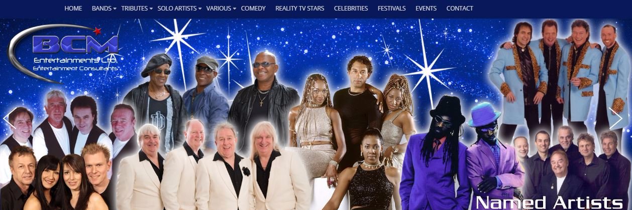 BCM Entertainments banner