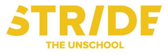 STRIDE the unSchool banner