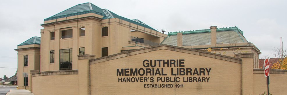 Guthrie Memorial Library banner