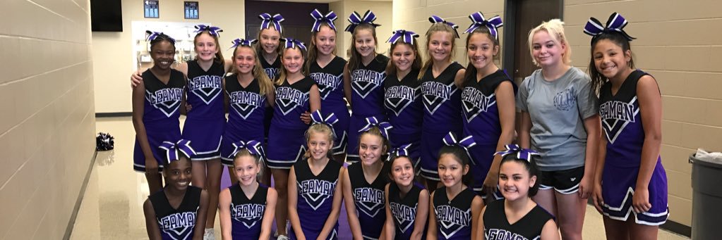Leaman JH Cheer banner