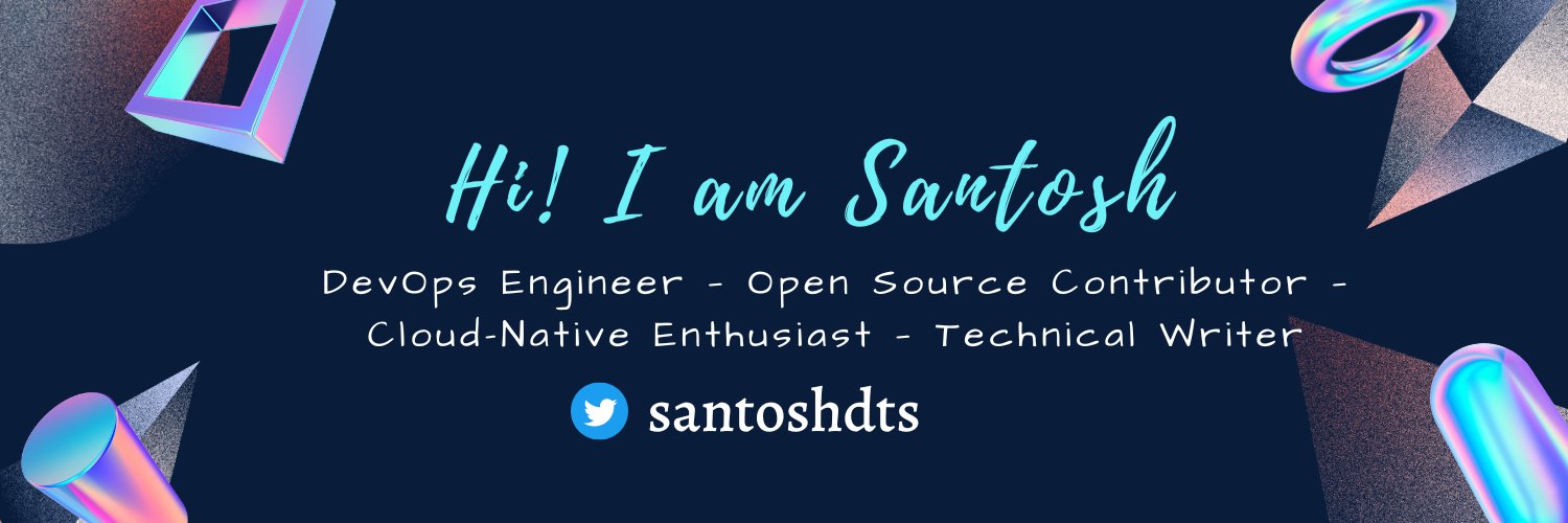 santoshdts 🇮🇳☸️🐳 banner
